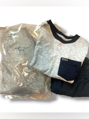 Boys Size 5 Bundle | Crown & Ivy Hoodie Buffalo David Bitton Outfit | 3 Pieces
